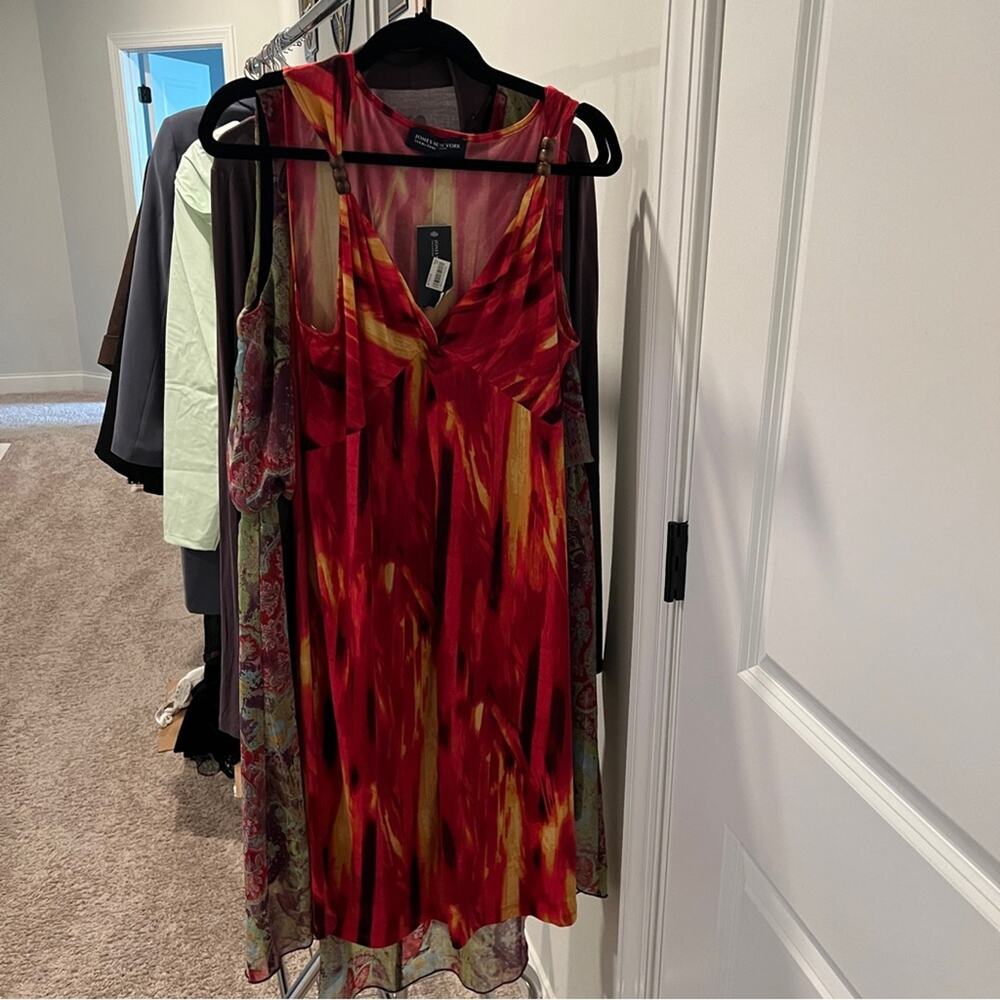 3 Pc BUNDLE SIZE LARGE Dresses and Cardigan